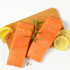 Frozen Salmon Portions (150-170g/pcs) (Rainbow Trout)