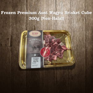 Frozen Premium Aust Wagyu Brisket Cube x 300g [Non-Halal]
