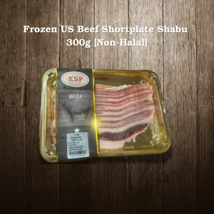Frozen US Beef Shortplate Shabu x 300g [Non-Halal]